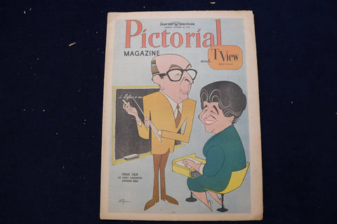1961 OCT 29 PICTORIAL REVIEW MAGAZINE - SIR CEDRIC HARDWICKE COVER - E 23153