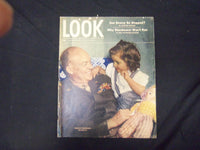 1947 MARCH 18 LOOK MAGAZINE - DWIGHT EISENHOWER - GREAT PHOTOS & ADS - ST 2802