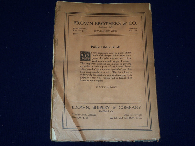 1923 DECEMBER THE ATLANTIC MONTHLY MAGAZINE - MAXFIELD PARRISH AD - ST 5496