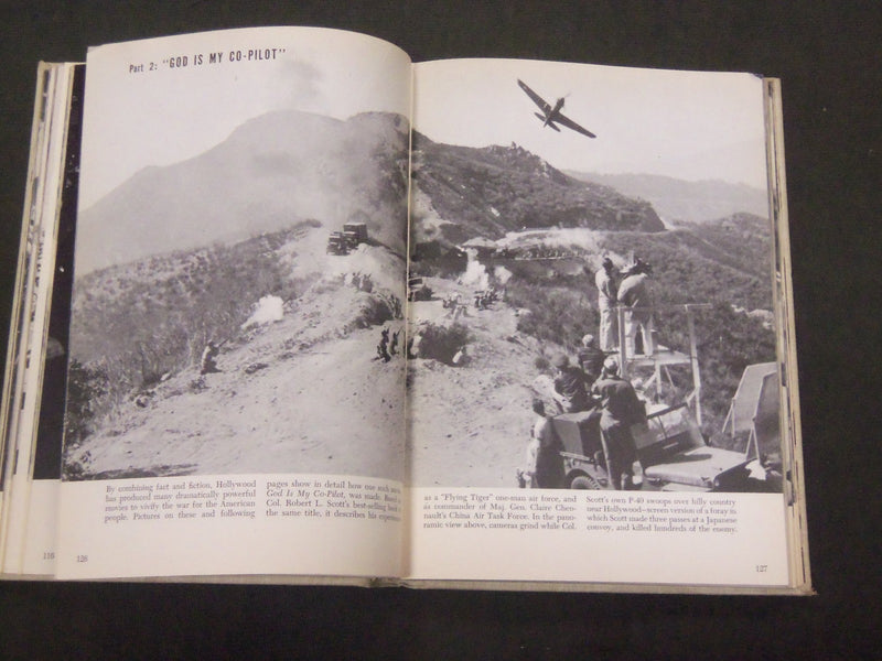 1945 MOVIE LOT TO BEACHHEAD EDITED BY LOOK MAGAZINE FIRST EDITION BOOK - KD 80I