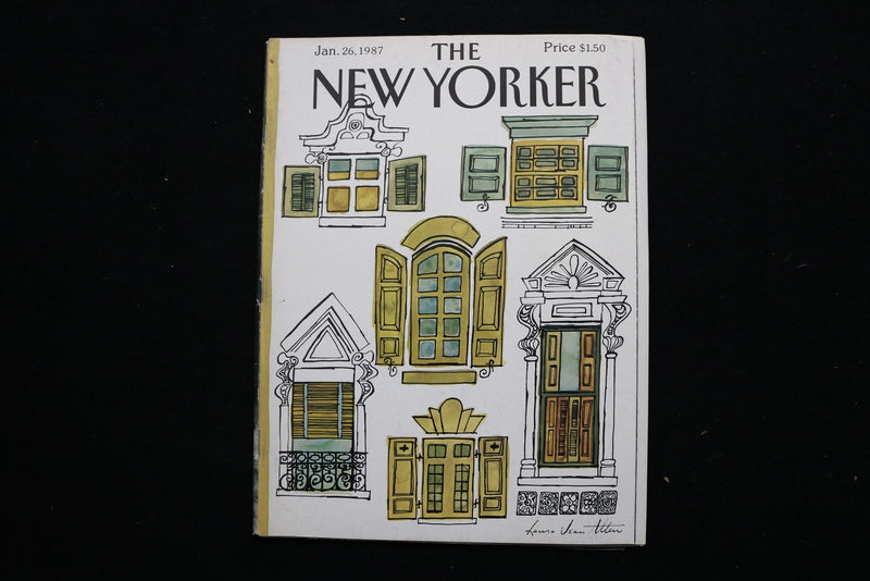 1987 JANUARY 26 NEW YORKER MAGAZINE - GREAT ILLUSTRATED COVER - NY 3271