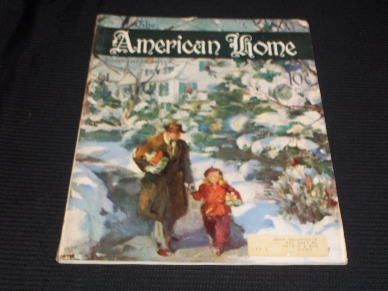 1941 DECEMBER THE AMERICAN HOME MAGAZINE - VERY NICE FRONT COVER - E 5087