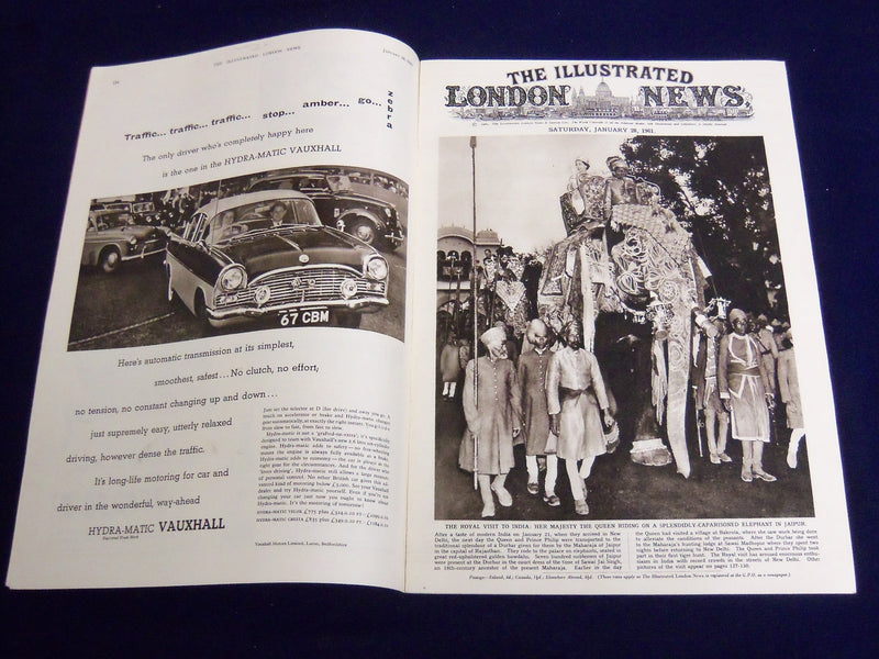 1961 JANUARY 26 ILLUSTRATED LONDON NEWS MAGAZINE - JAIPUR INDIA - E 8080