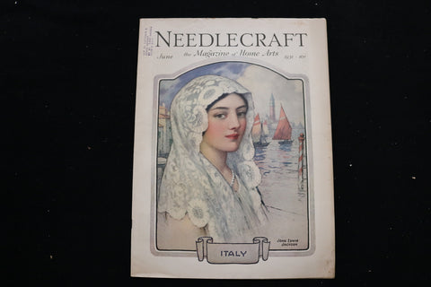 1931 JUNE NEEDLECRAFT MAGAZINE - JOHN EDWIN JACKSON - ITALY COVER - E 9927