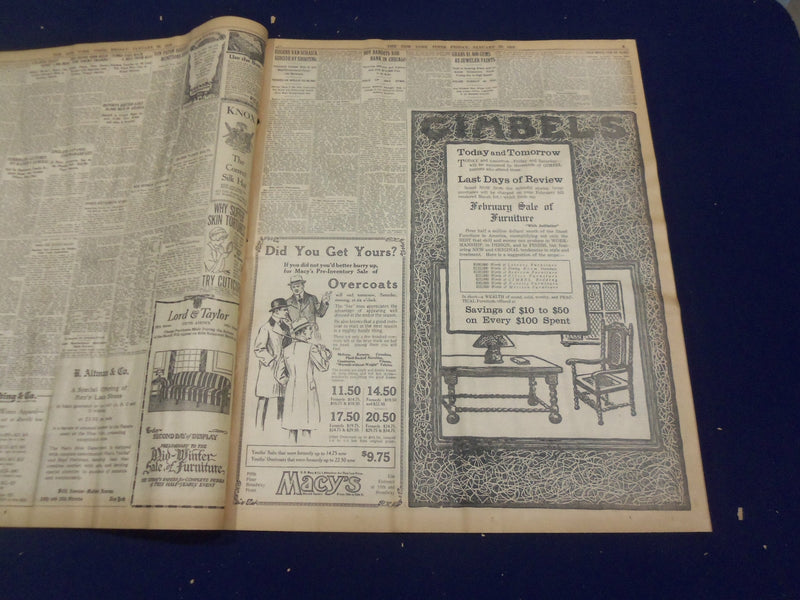 1916 JANUARY 28 NEW YORK TIMES - 