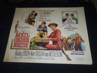 1964 MAIL ORDER BRIDE 1/2 SHEET MOVIE POSTER - BUDDY EBSEN, KEIR DULLEA - P 476