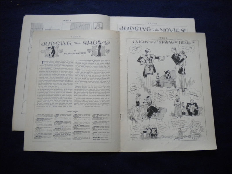 1929 MAY 11 JUDGE MAGAZINE - DR. SEUSS ILLUSTRATIONS - A GOOD IRON SHOT!- B 437O