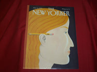 1989 OCTOBER 16 NEW YORKER MAGAZINE FRONT COVER ONLY - GREAT ART FOR FRAMING