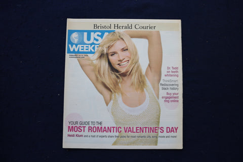 2006 FEBRUARY 10-12 USA WEEKEND MAGAZINE - HEIDI KLUM COVER - E 18280