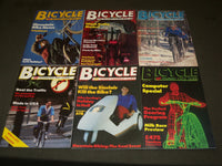 1985-1986 BICYCLE MAGAZINE LOT OF 10 ISSUES - PUBLISHED IN U. K. - O 3203