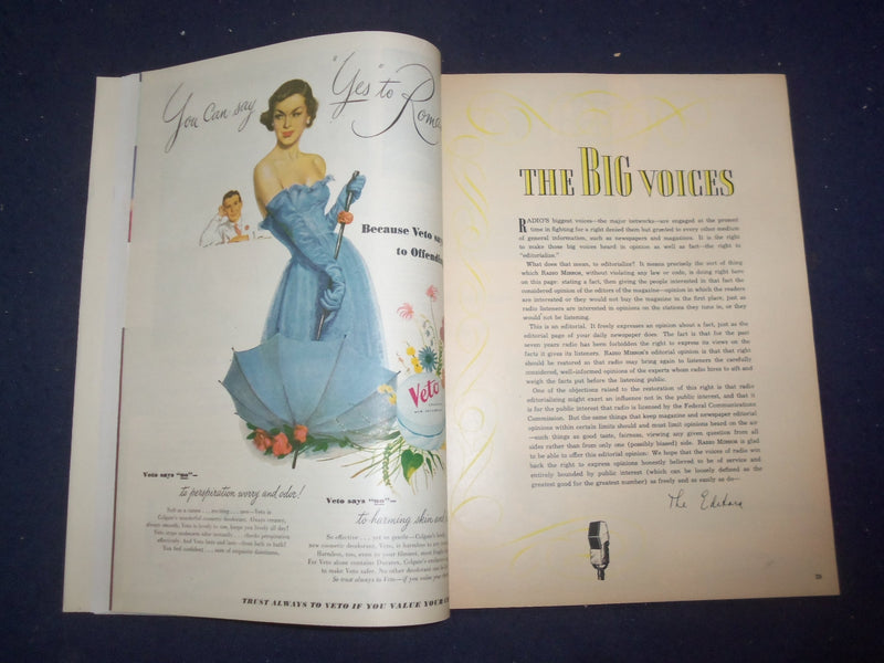 1948 JUNE RADIO AND TELEVISION MIRROR MAGAZINE - DICK HAYMES COVER - ST 1952C