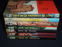 1978-1980 EDITORIAL NEBRIJA - GUIA DE SPANISH GUIDE BOOKS LOT OF 7 - KD 4669H