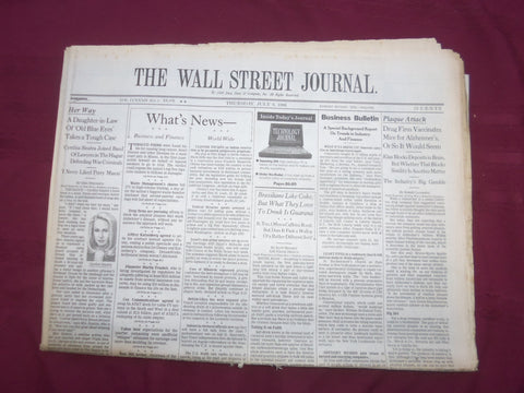 1999 JULY 8 THE WALL STREET JOURNAL- DRUG FIRM VACCINATES MICE ALZHEIMERS- WJ 36
