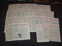 1972-1991 OHIO RACEWALKER NEWSLETTER MAGAZINE - LOT OF 223 - O 2910