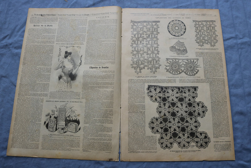 1897 AUGUST 29 LE PETIT ECHO DE LA MODE MAGAZINE - ROBE MALEY - FRENCH - NP 8664