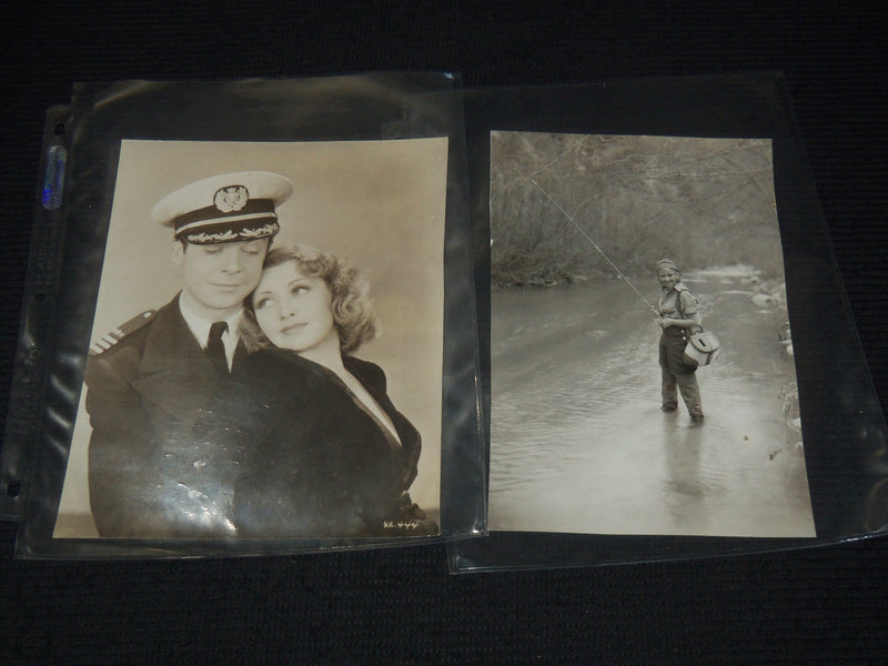 1930'S JOAN BLONDELL ORIGINAL PHOTOS - LOT OF 5 PHOTOS - 9 1/2