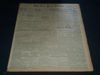 1926 SEPTEMBER 23 NEW YORK TIMES NEWSPAPER - DEMPSEY TO DEFEND TITLE - NT 7573