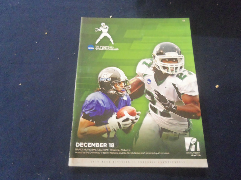 2010 DEC 18 DIV. II CHAMPIONSHIP PROGRAM - DELTA STATE VS MINN. DULUTH -ST 602W