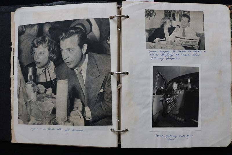 1950'S MOVIE STARS SCRAPBOOK - DORIS DAY - ESTHER WILLIAMS - E 24899