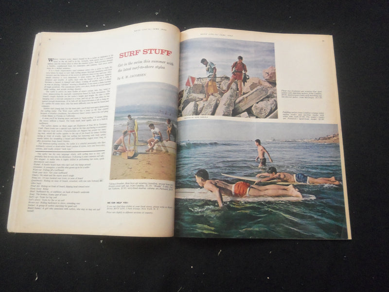 1964 JUNE BOYS' LIFE MAGAZINE - THE FIRST STARS AND STRIPES, FLAG DAY - ST 3770X