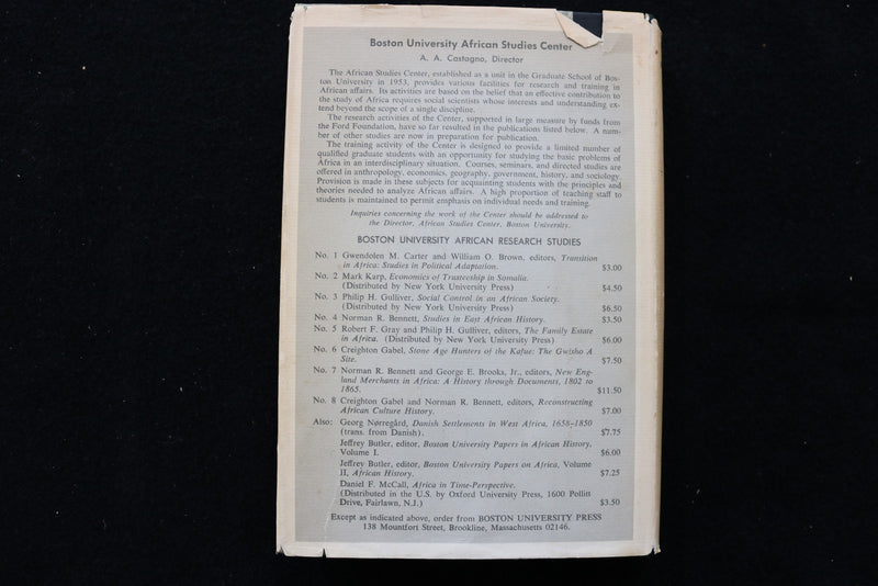 1967 RECONSTRUCTING AFRICAN CULTURE HISTORY HARDCOVER BOOK BY GABEL - KD 9759