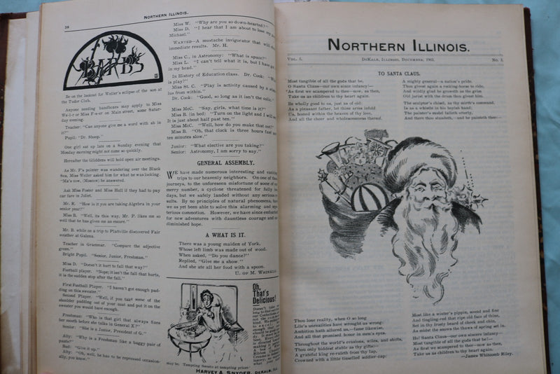 1903-1905 NORTHERN ILLINOIS NORMAL SCHOOL - BOUND VOLUME - KD 9650