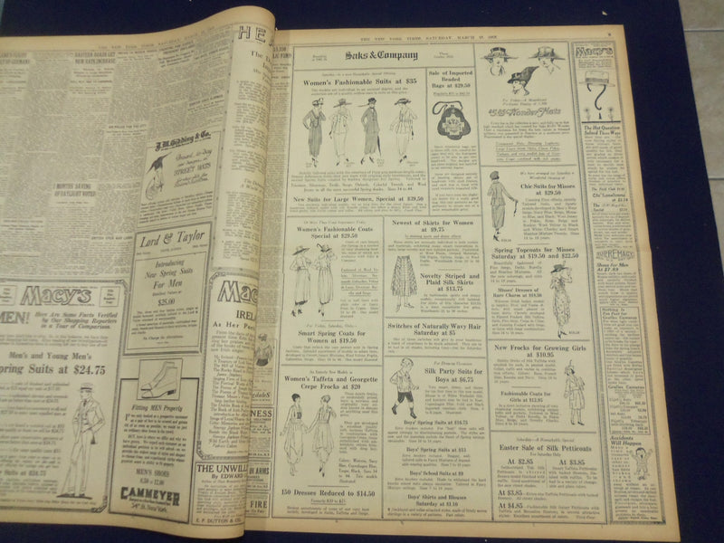 1918 MARCH 16 NEW YORK TIMES - MOSCOW CONGRESS RATIFIES PEACE - NT 8152