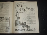 1924 NOVEMBER 20 LIFE MAGAZINE - THANKSGIVING NUMBER - BIRCH-BARK NEWS - ST 6505
