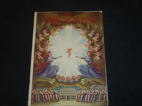 1942 APRIL 4 THE NEW YORKER MAGAZINE - ILLUSTRATED COVER - NY 1676