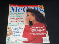 1991 AUGUST MCCALL'S MAGAZINE - ANDIE MACDOWELL FRONT COVER - E 664