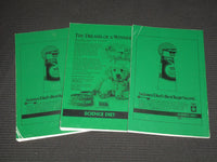 1989-1990 TWN BROOKS KENNEL CLUB CATALOGS LOT OF 3 - NEW JERSEY - O 3178C