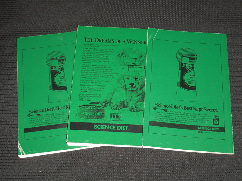 1989-1990 TWN BROOKS KENNEL CLUB CATALOGS LOT OF 3 - NEW JERSEY - O 3178C