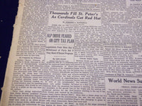 1946 FEBRUARY 22 NEW YORK TIMES - CARDINALS GET RED HAT - NT 3172