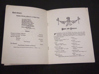 1910 THE INDIANA MUSIC FESTIVAL PROGRAM - NORMAL CONSERVATORY OF MUSIC - J 2098