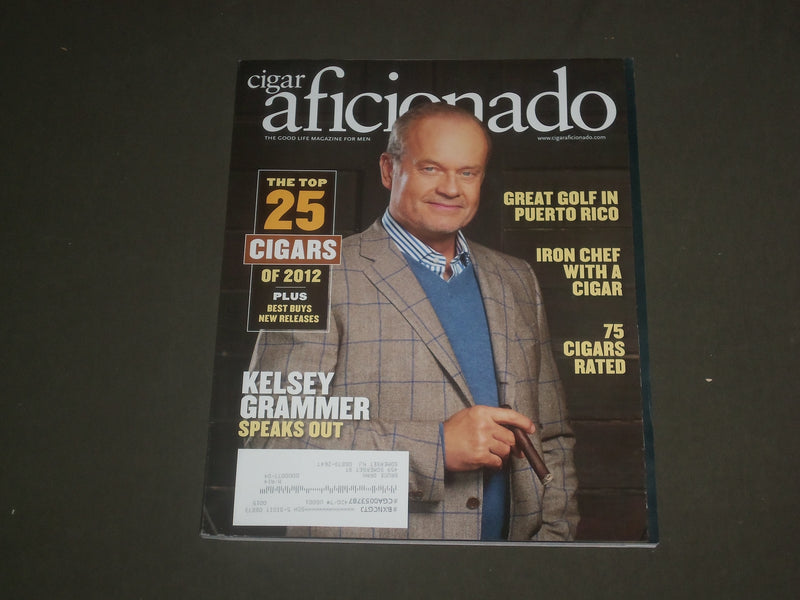 2013 JANUARY/FEBRUARY CIGAR AFICIONADO MAGAZINE - KELSEY GRAMMER COVER - B 4541