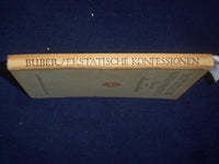1921 EKSTATISCHE KONFESSIONEN HARDCOVER BOOK VON MARTIN BUBER - GERMAN - KD 9018