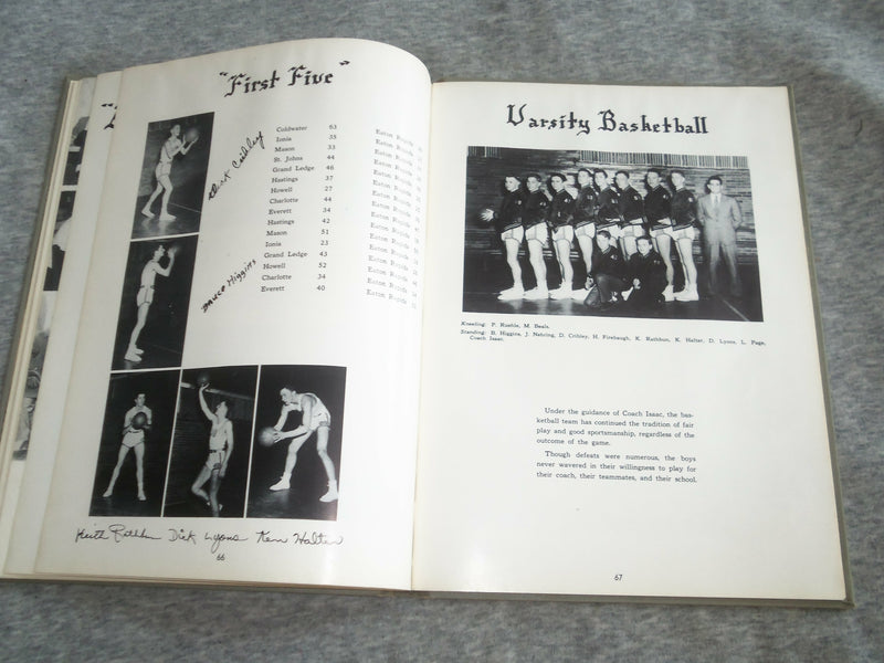1949 EATONIAN EATON RAPIDS HIGH SCHOOL YEARBOOK - EATON RAPIDS, MI - YB 2571