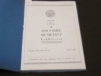 1937 ASSOCIATED MUSICIANS MEDICAL FUND BENEFIT LOCAL 802 PROGRAM - J 2081