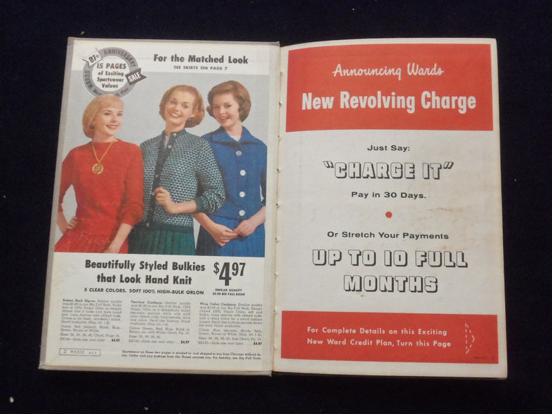 1959 MONTGOMERY WARD 87TH ANNIV. SALE CATALOG-HARDCOVER- KANSAS CITY,MO - J 8492