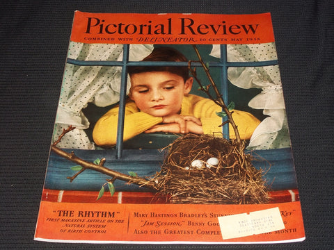 1938 MAY PICTORIAL REVIEW MAGAZINE - BEAUTIFUL FRONT COVER - E 2681