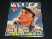 1939 AUGUST MOTION PICTURE MAGAZINE - GARY COOPER FRONT COVER - E 1515