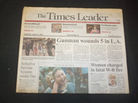 1999 AUGUST 11 WILKES-BARRE TIMES LEADER - GUNMAN WOUNDS 5 IN L.A. - NP 7472