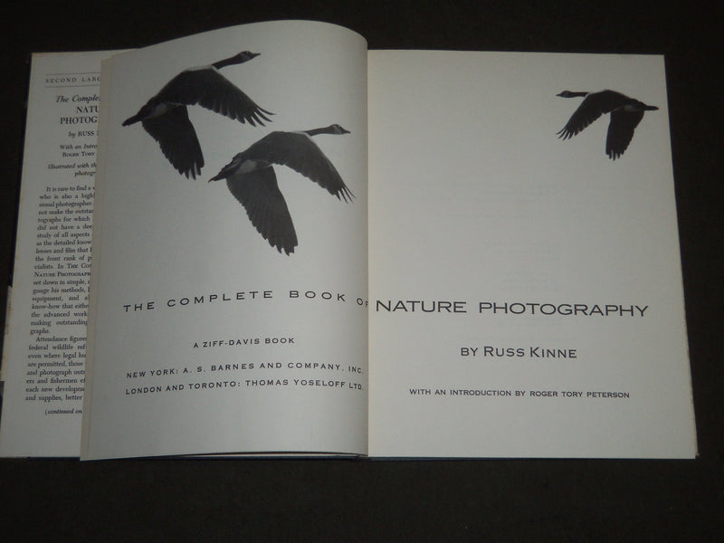 1962 THE COMPLETE BOOK OF NATURE PHOTOGRAPHY BY RUSS KINNE - KD 3773