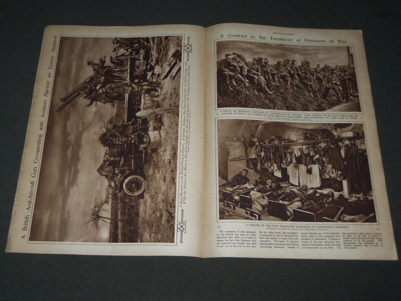 1918 JULY 25 MID-WEEK PICTORIAL MAGAZINE SECTION - FRENCH CAVALRY - NP 2865