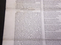 1839 THE NEW YORK LITERARY GAZETTE NEWSPAPER LOT OF 12 - EMERSON - NP 1814