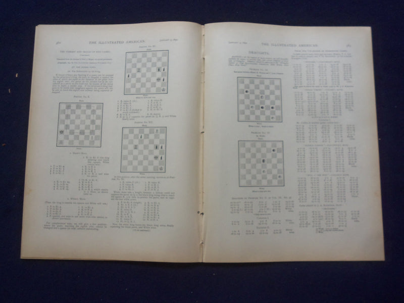 1892 JANUARY 9 THE ILLUSTRATED AMERICAN MAGAZINE - DUCHESS OF MARBOROUGH- J 9728