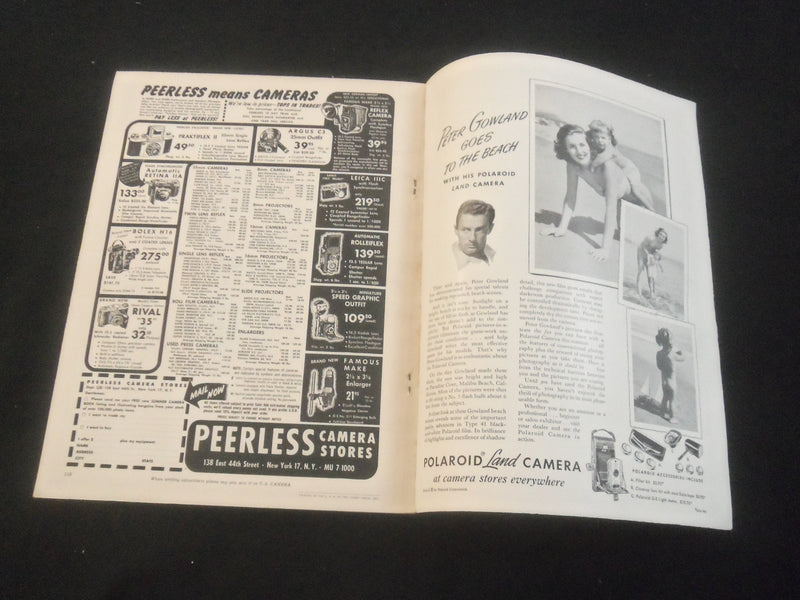 1951 AUGUST U.S. CAMERA MAGAZINE - PHOTOGRAPHING GALS - B 5529Q