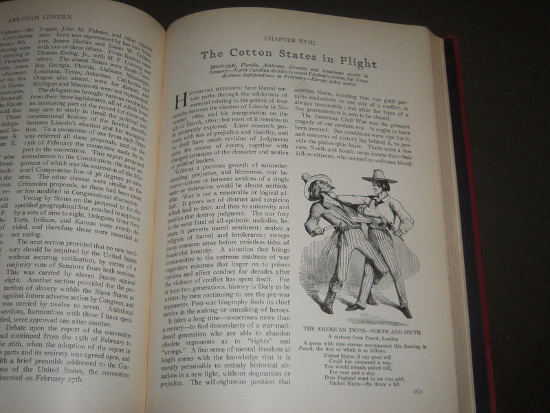 1929 ABRAHAM LINCOLN HIS PATH TO THE PRESIDENCY BOOK BY ALBERT SHAW - I 1271
