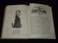 1848-1849 REVUE COMIQUE FRENCH MAGAZINE BOUND VOLUME - NICE ILLUS. - KD 879E