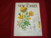 1973 APRIL 7 NEW YORKER MAGAZINE FRONT COVER ONLY - GREAT ART FOR FRAMING